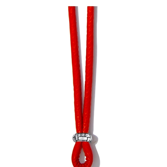 Brighton Jewelry - Leather Amulet Necklace and amulets